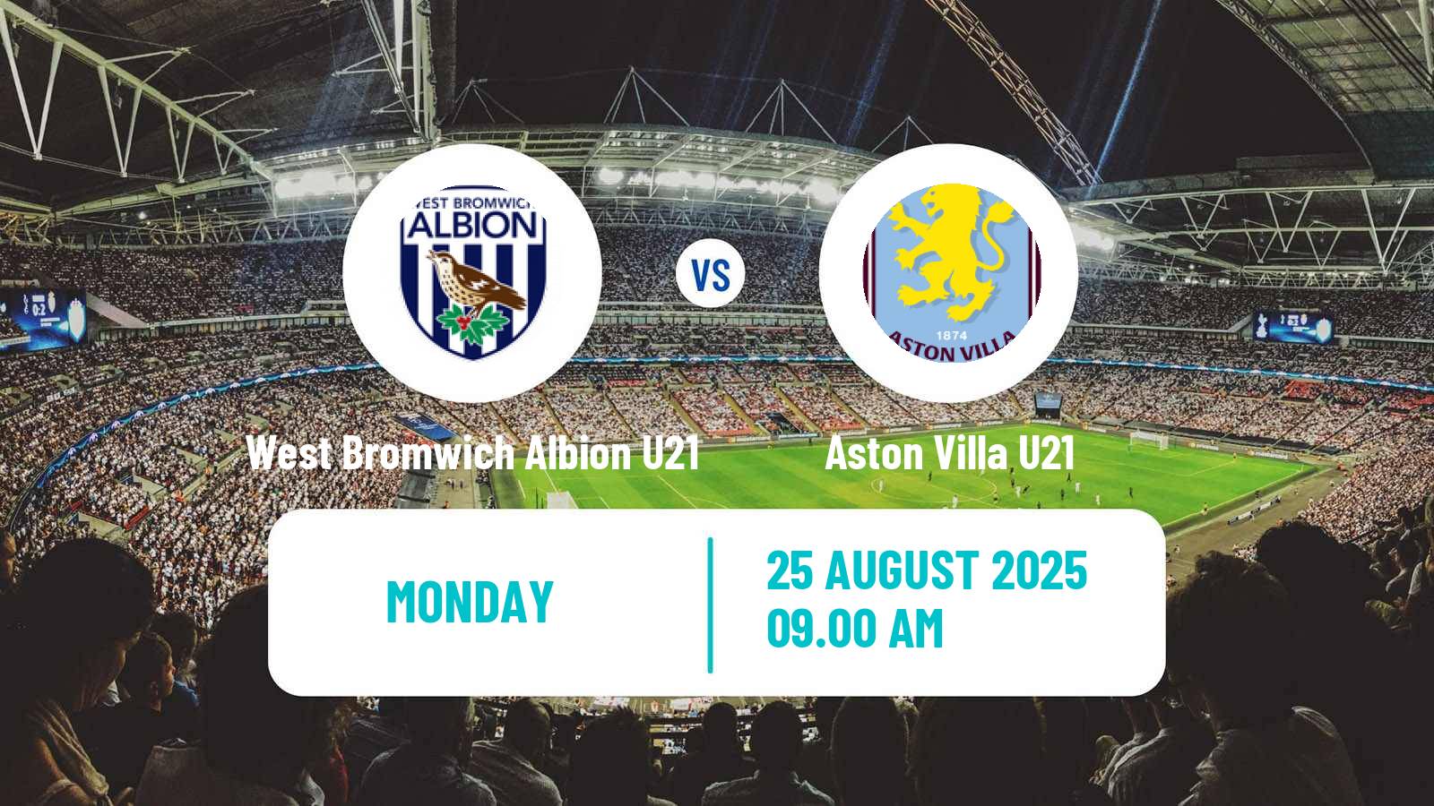 Soccer English Premier League 2 West Bromwich Albion U21 - Aston Villa U21