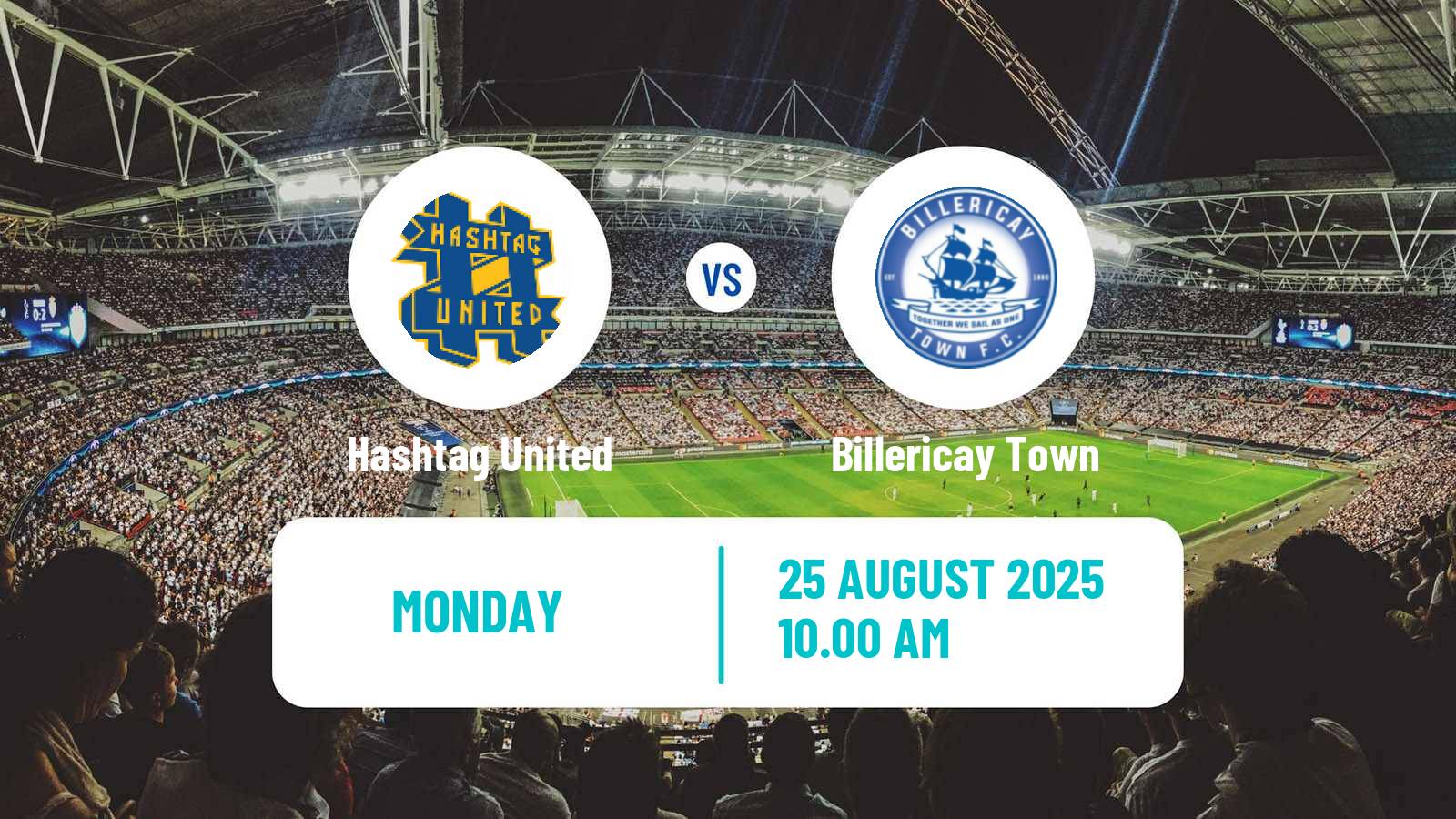 Soccer English Isthmian League Premier Division Hashtag United - Billericay Town