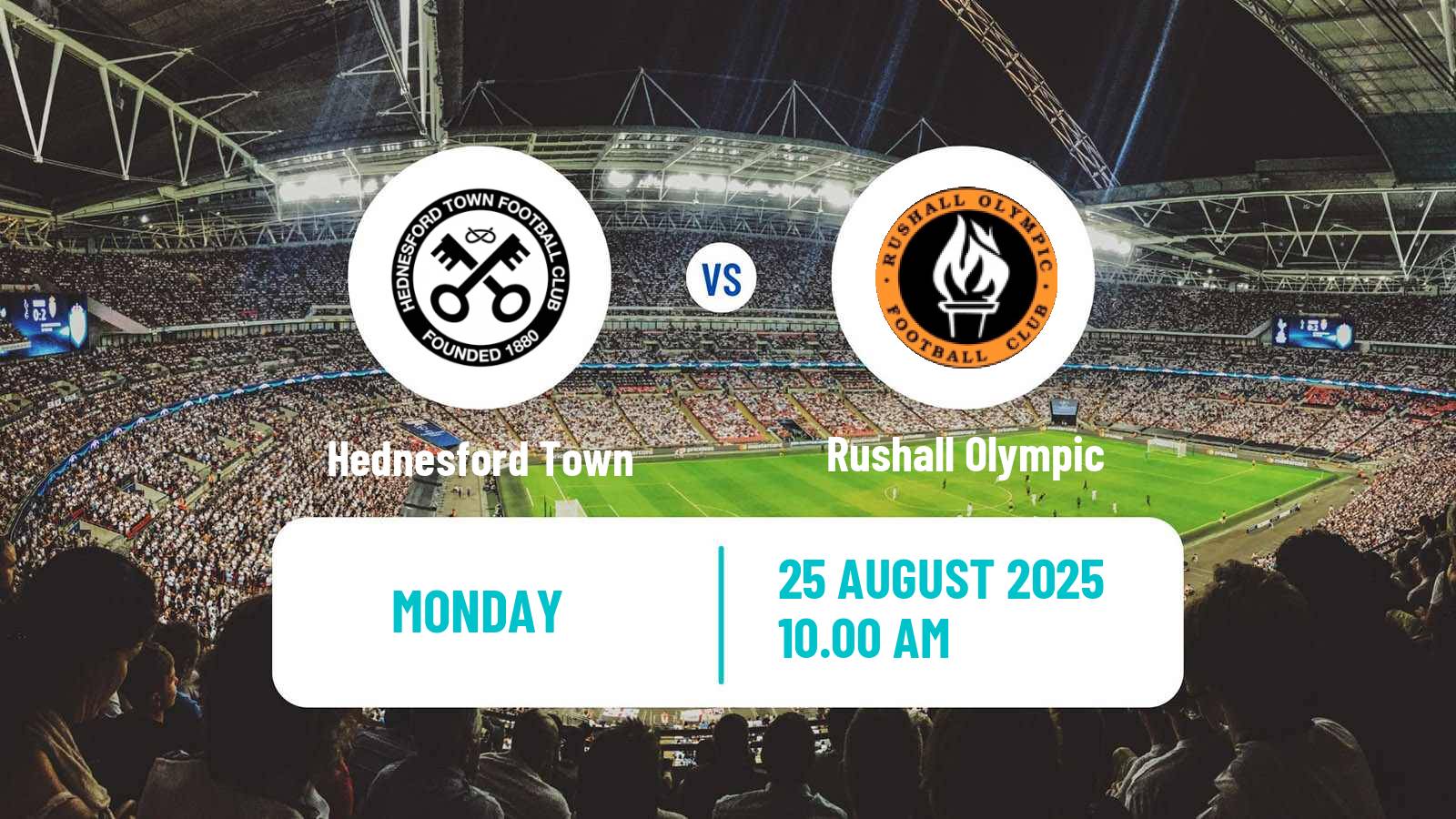 Soccer English NPL Premier Division Hednesford Town - Rushall Olympic