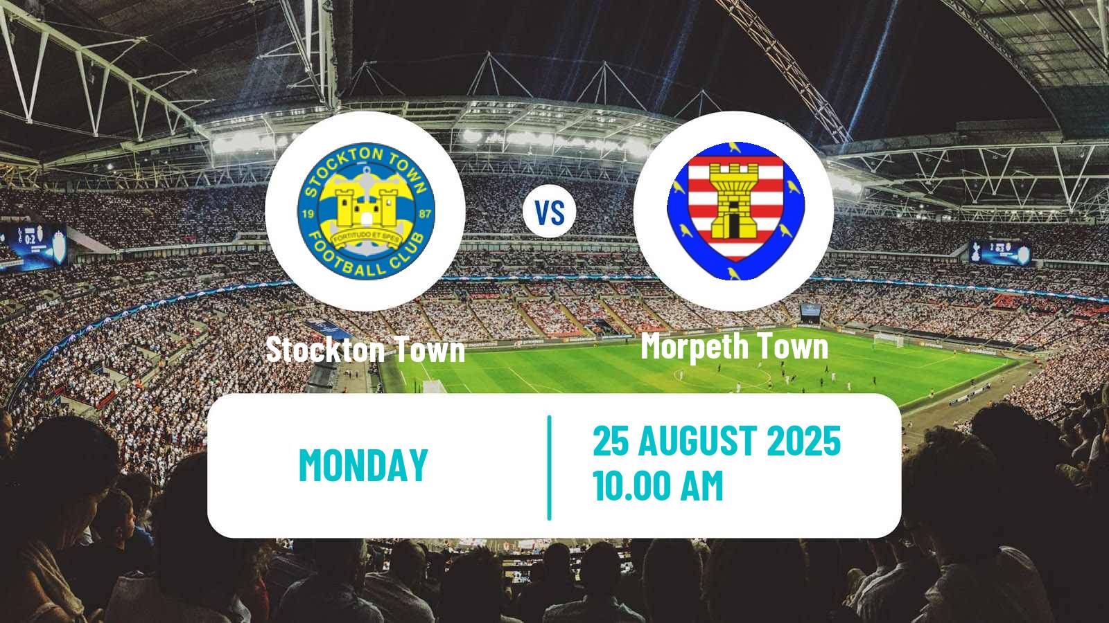 Soccer English NPL Premier Division Stockton Town - Morpeth Town