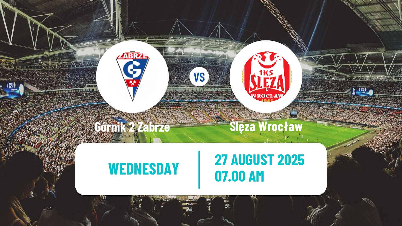 Soccer Polish Division 3 - Group III Górnik 2 Zabrze - Ślęza Wrocław