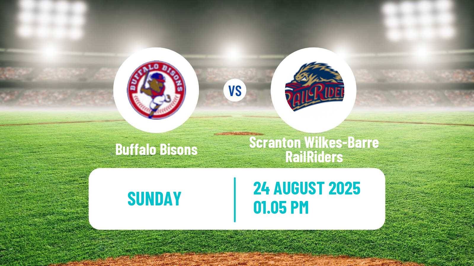 Baseball IL Buffalo Bisons - Scranton Wilkes-Barre RailRiders