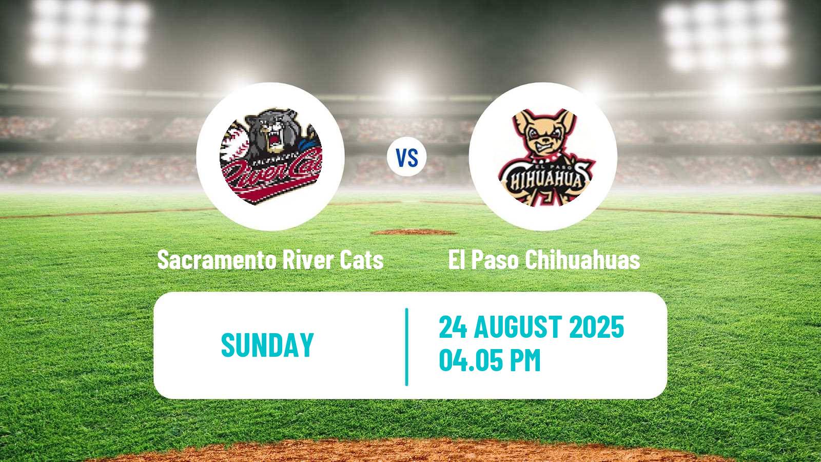 Baseball PCL Sacramento River Cats - El Paso Chihuahuas