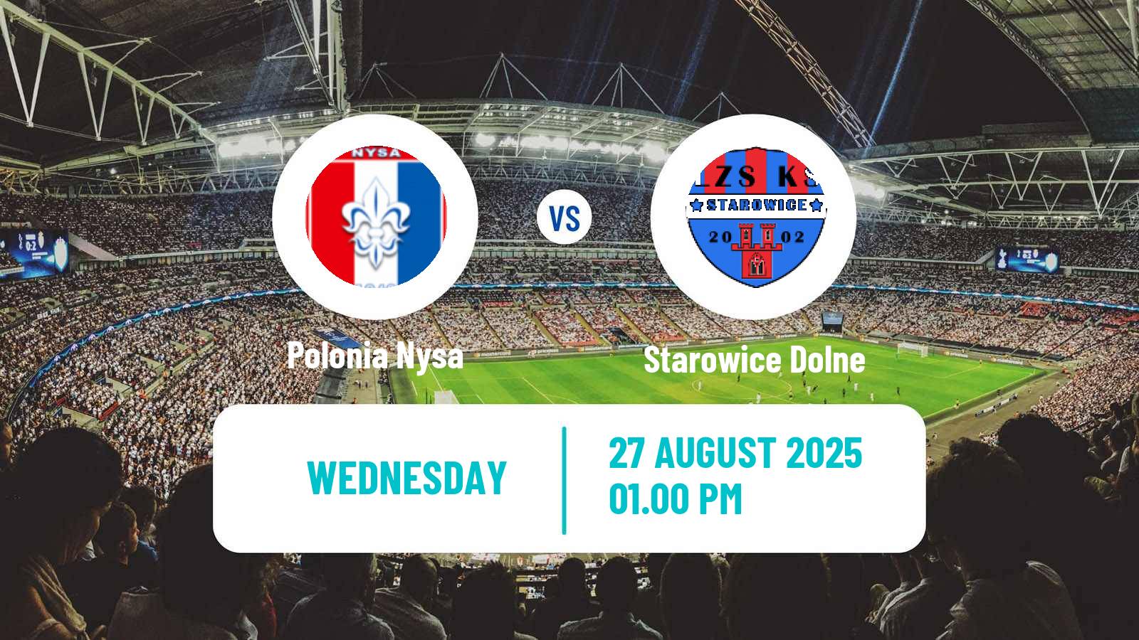 Soccer Polish Division 3 - Group III Polonia Nysa - Starowice Dolne