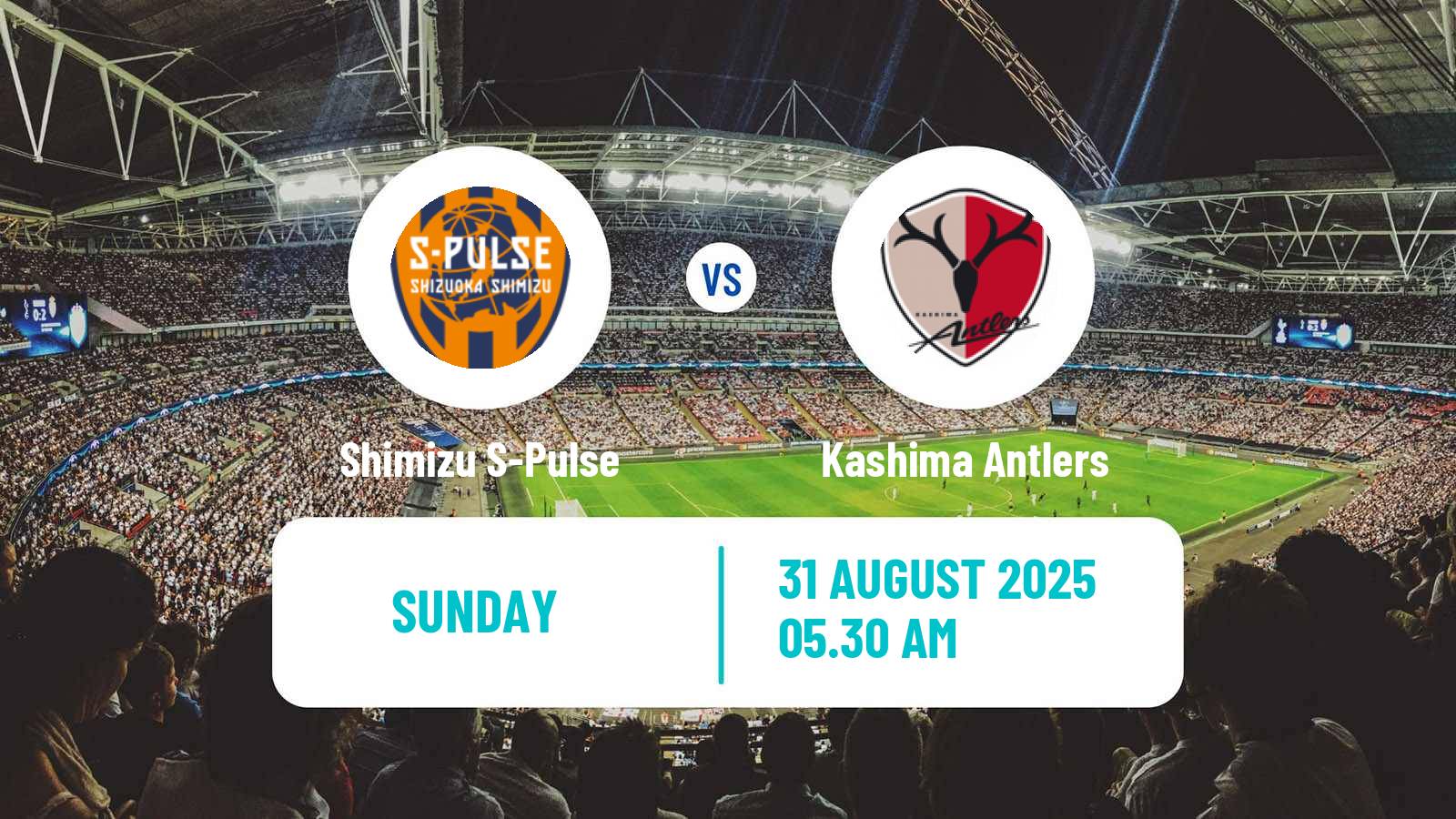 Soccer Japan J1 League Shimizu S-Pulse - Kashima Antlers
