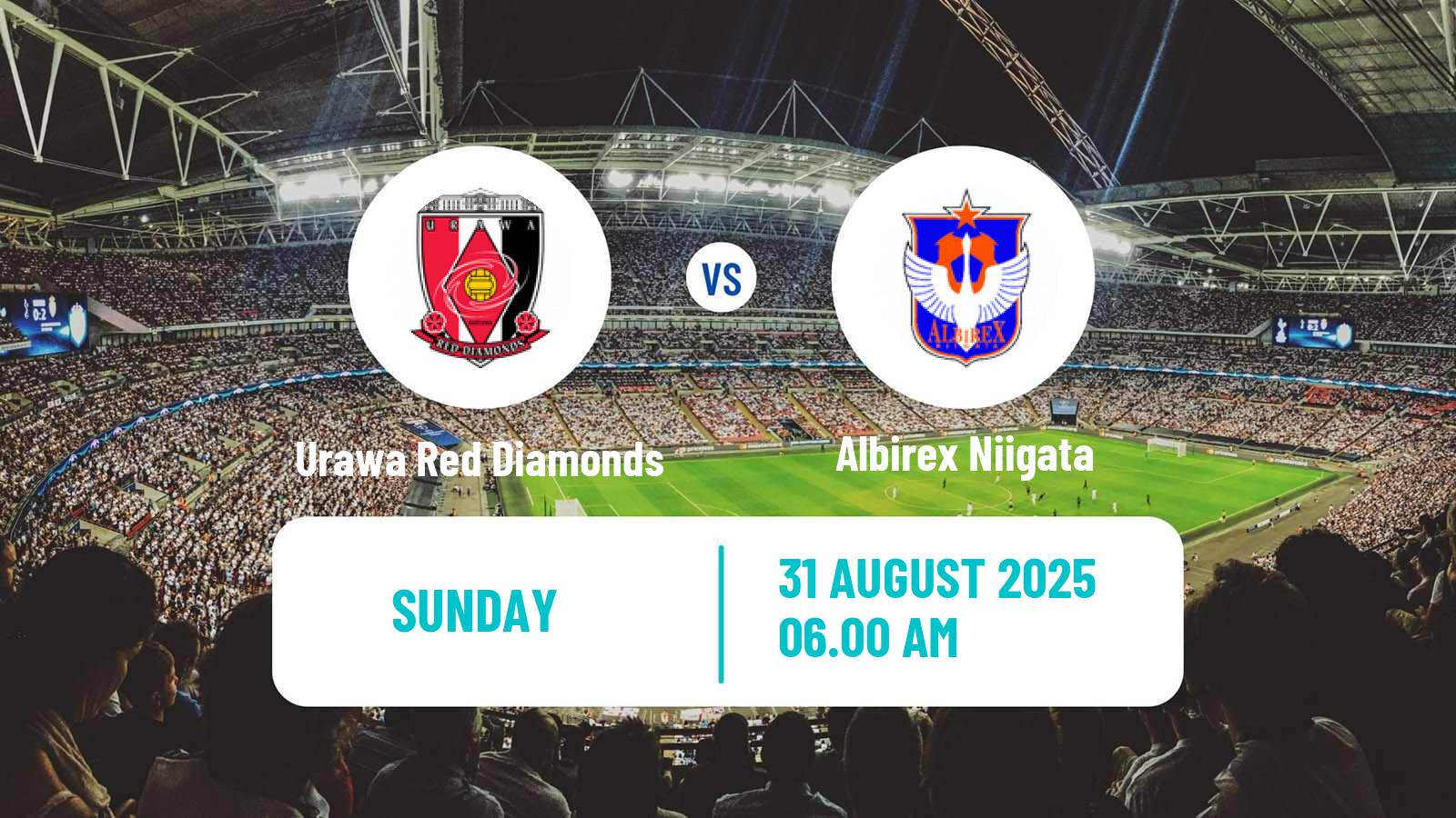 Soccer Japan J1 League Urawa Red Diamonds - Albirex Niigata