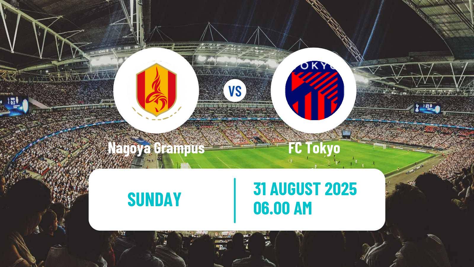 Soccer Japan J1 League Nagoya Grampus - Tokyo
