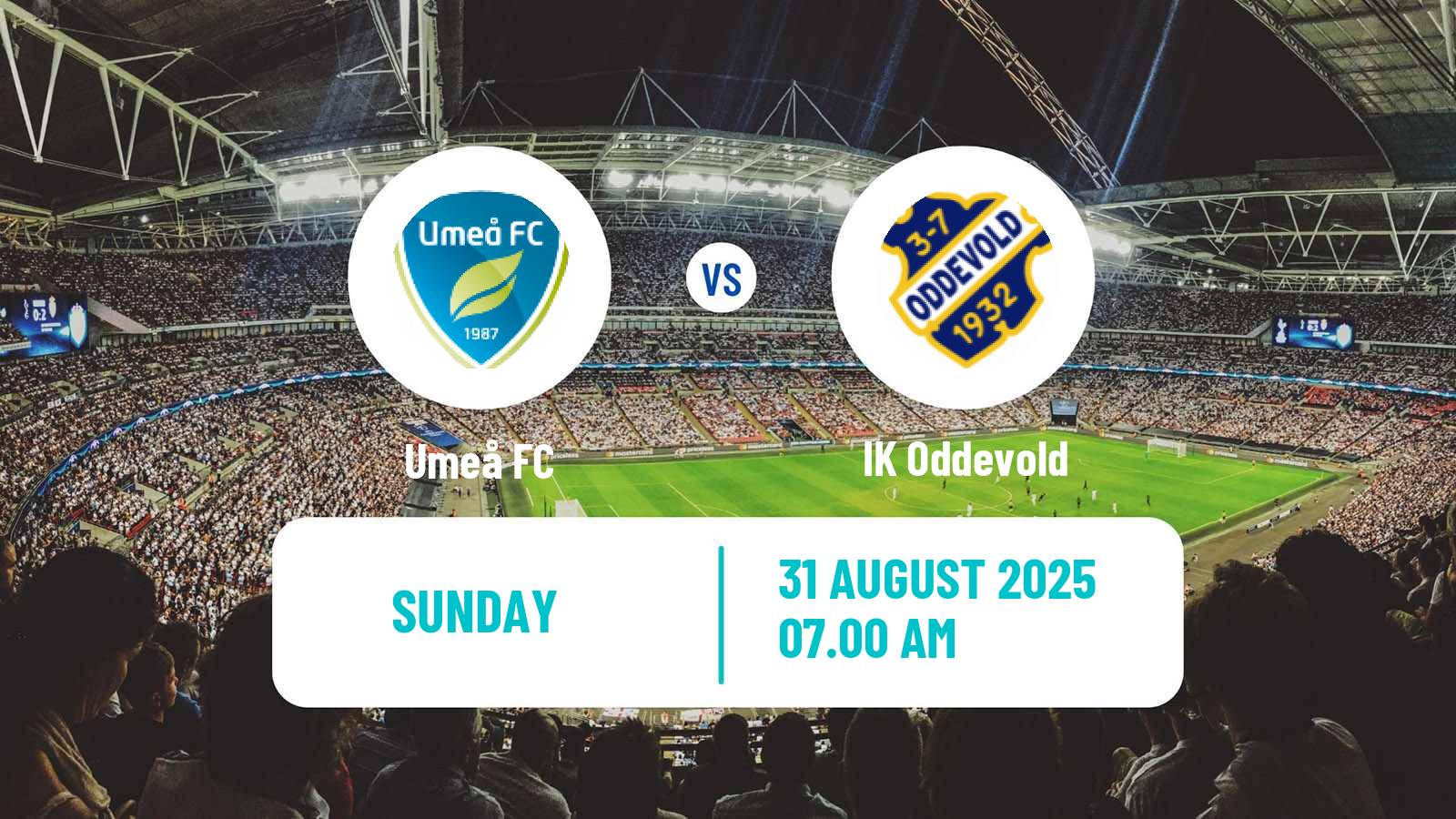 Soccer Swedish Superettan Umeå - Oddevold