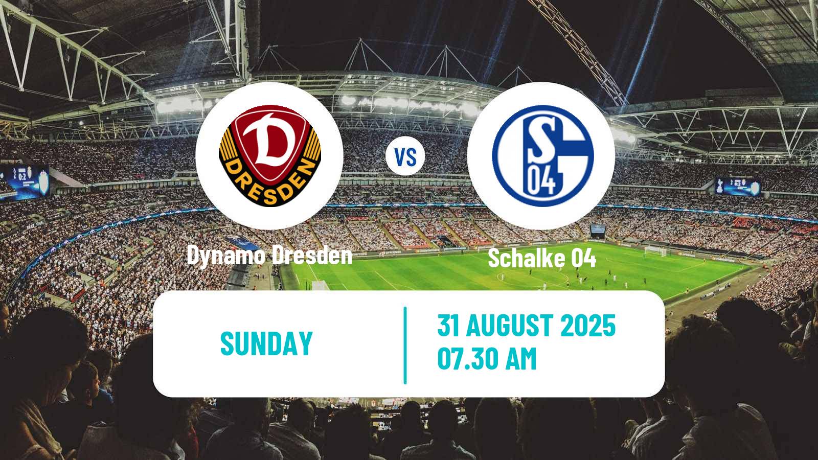 Soccer German 2 Bundesliga Dynamo Dresden - Schalke 04