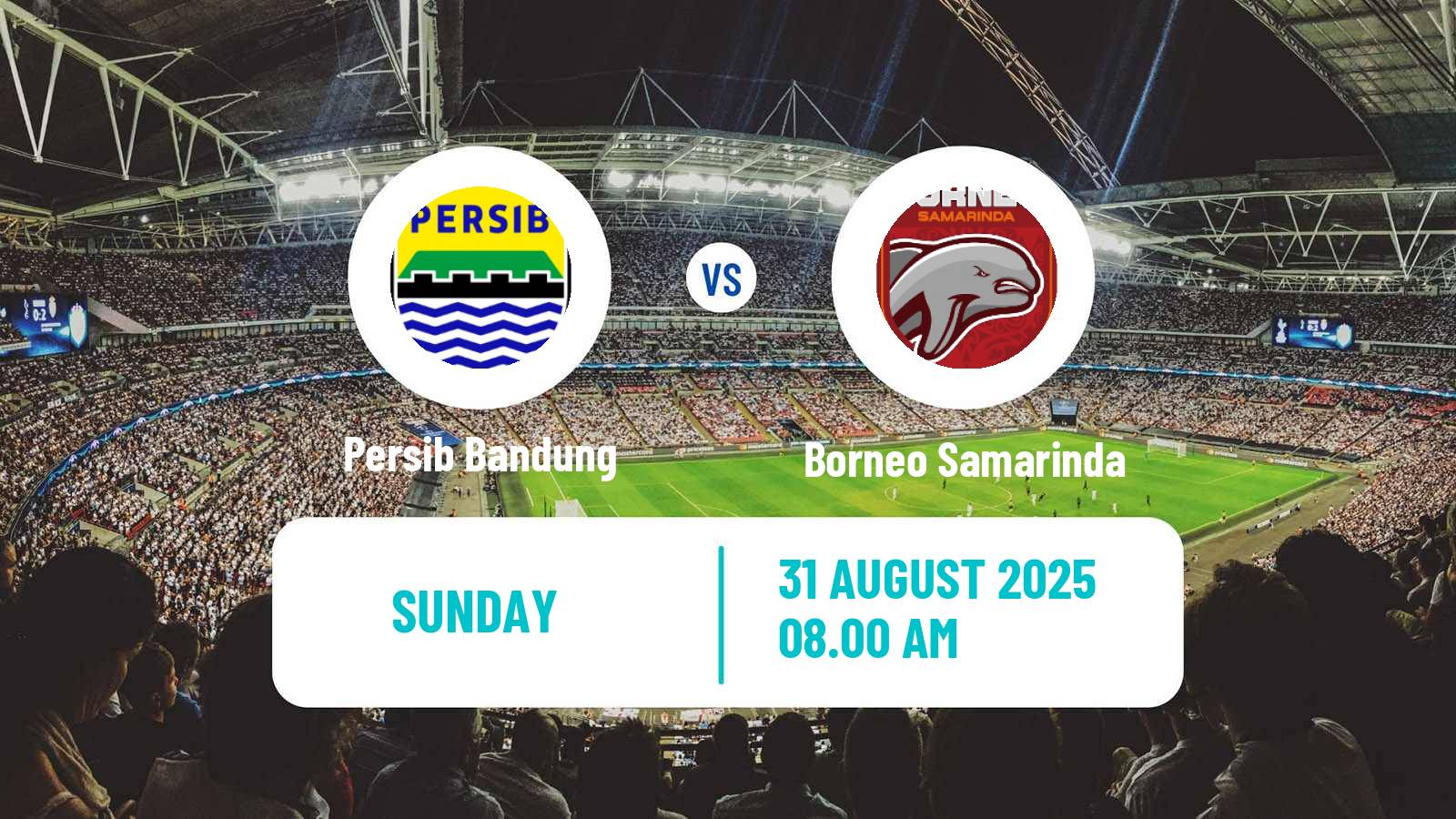 Soccer Indonesian Liga 1 Persib Bandung - Borneo Samarinda