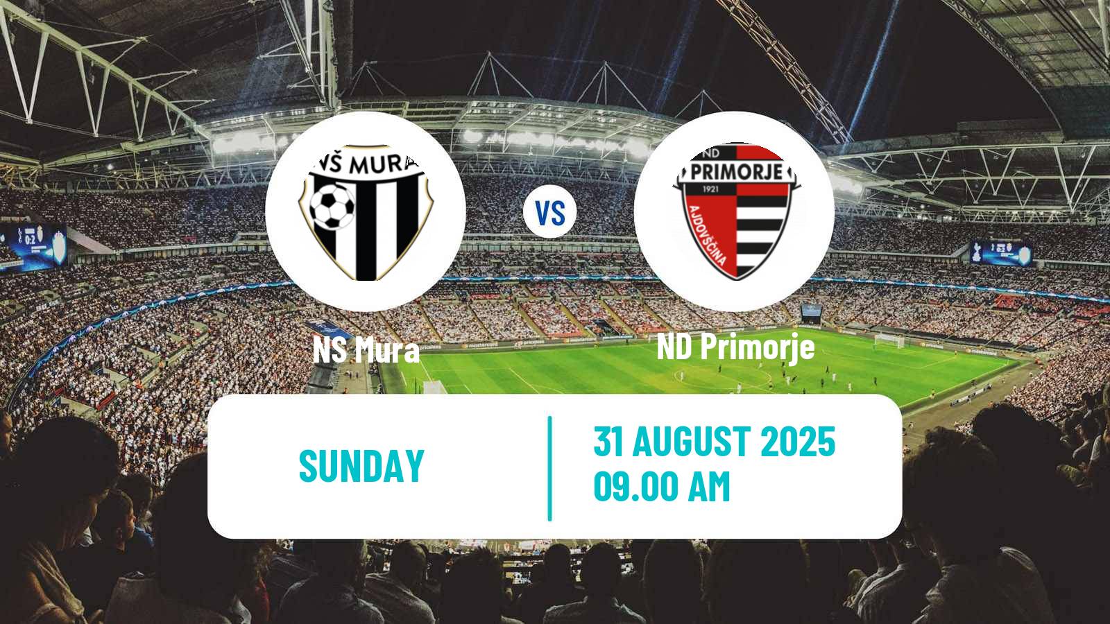 Soccer Slovenian PrvaLiga Mura - Primorje