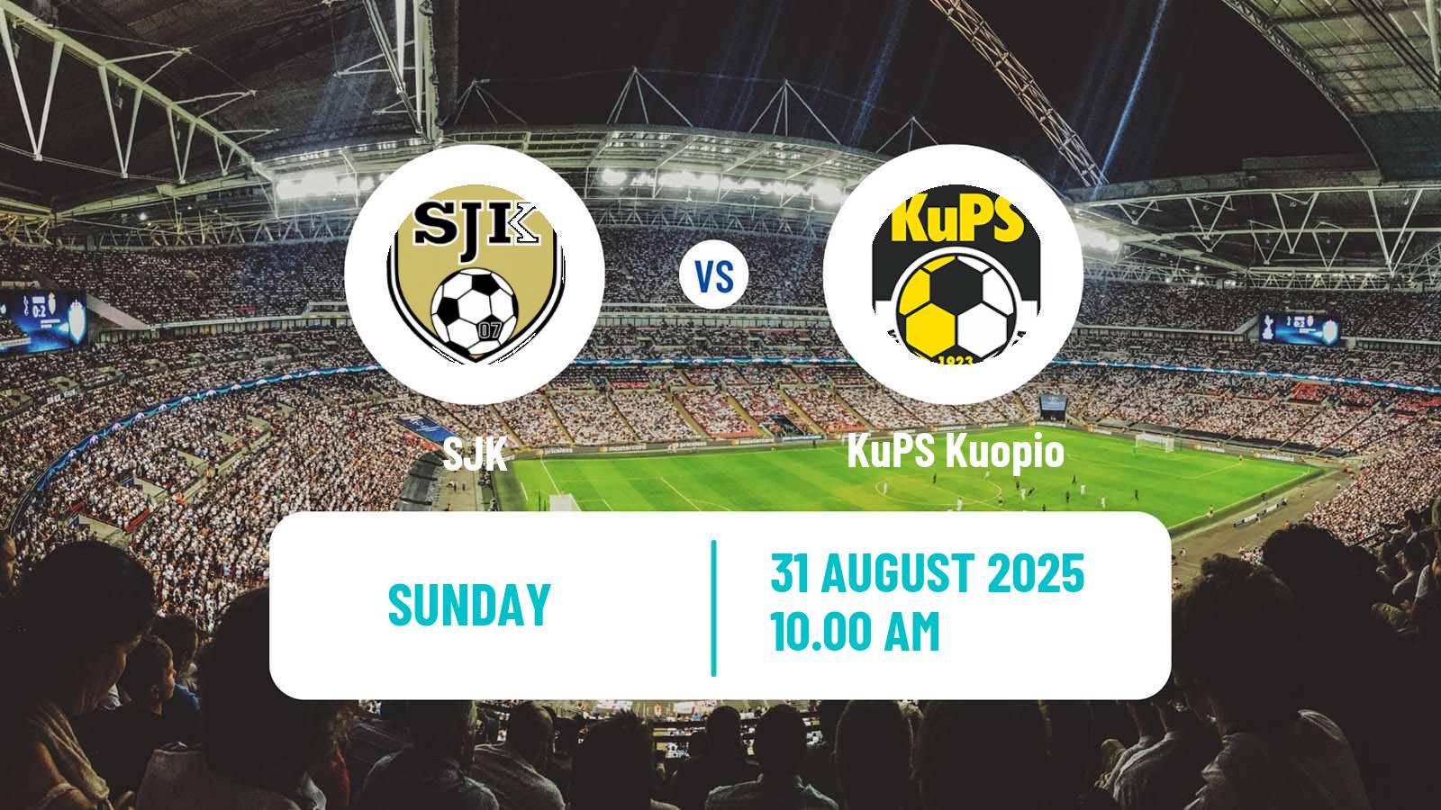 Soccer Finnish Veikkausliiga SJK - KuPS Kuopio