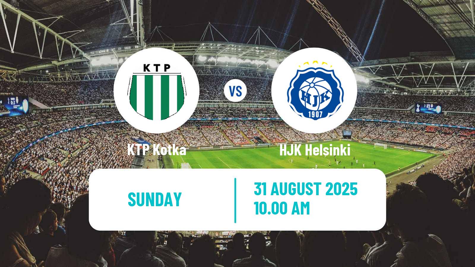 Soccer Finnish Veikkausliiga KTP Kotka - HJK
