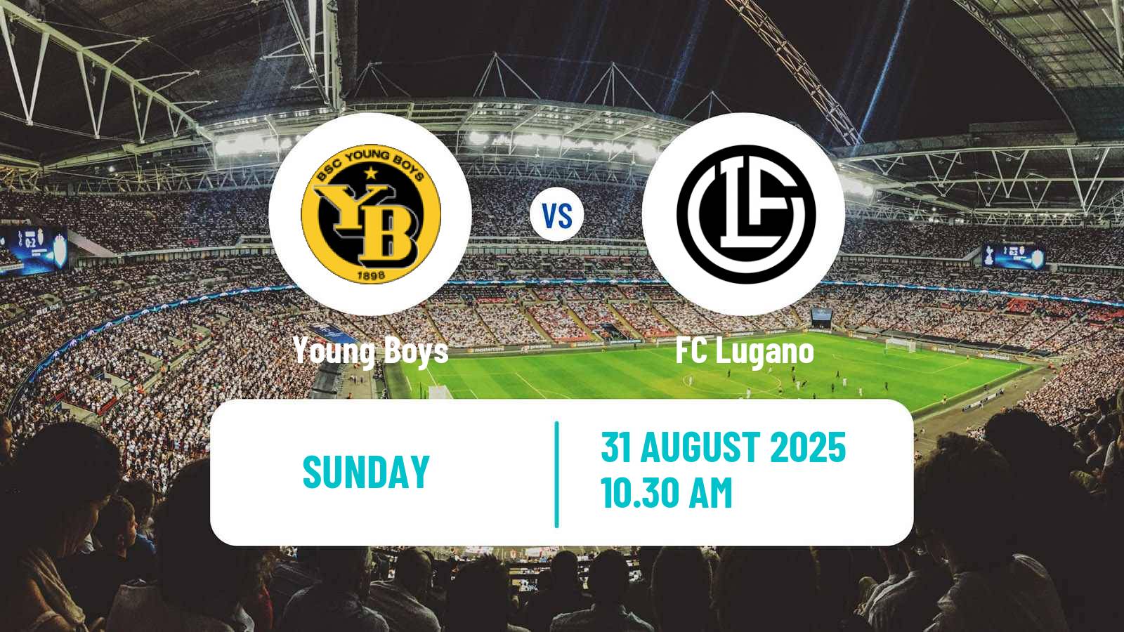 Soccer Swiss Super League Young Boys - Lugano