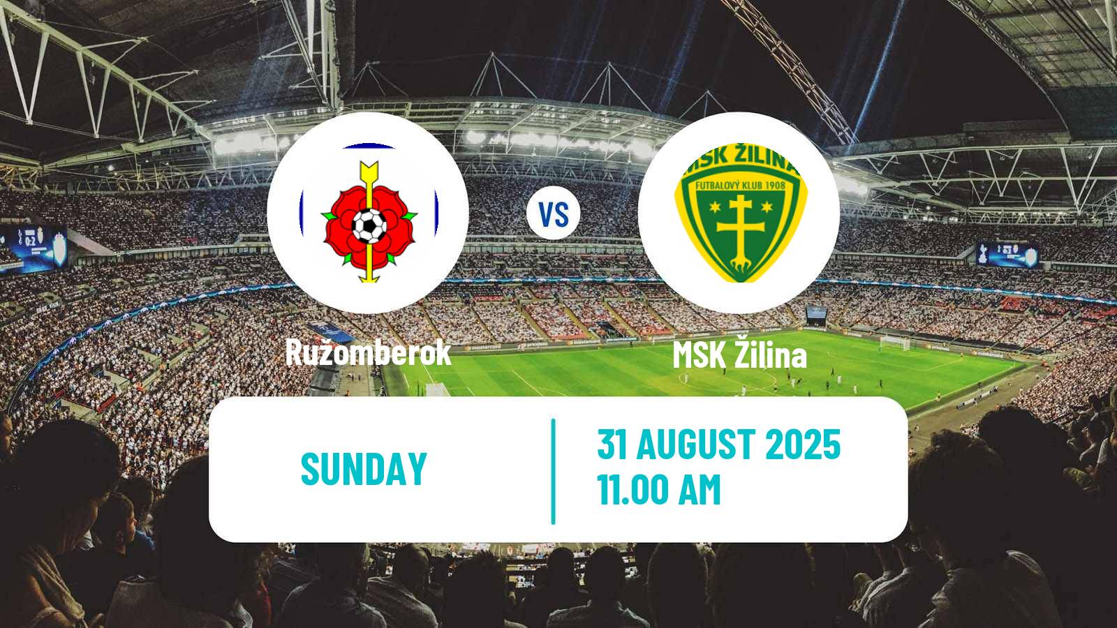 Soccer Slovak Superliga Ružomberok - Žilina