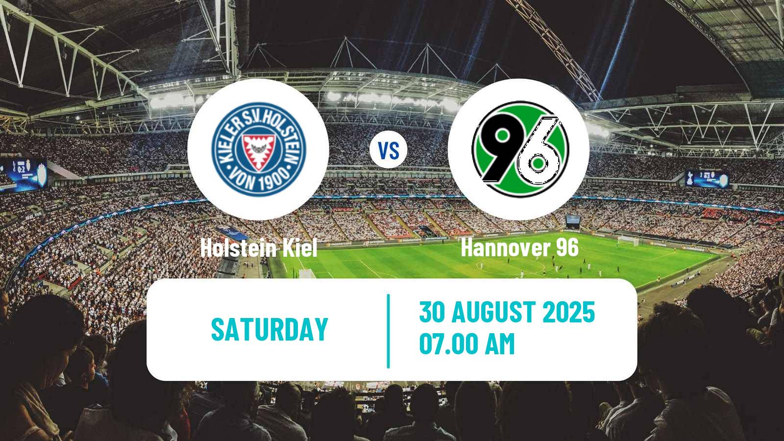 Soccer German 2 Bundesliga Holstein Kiel - Hannover