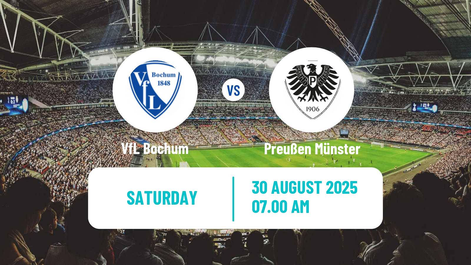 Soccer German 2 Bundesliga Bochum - Preußen Münster