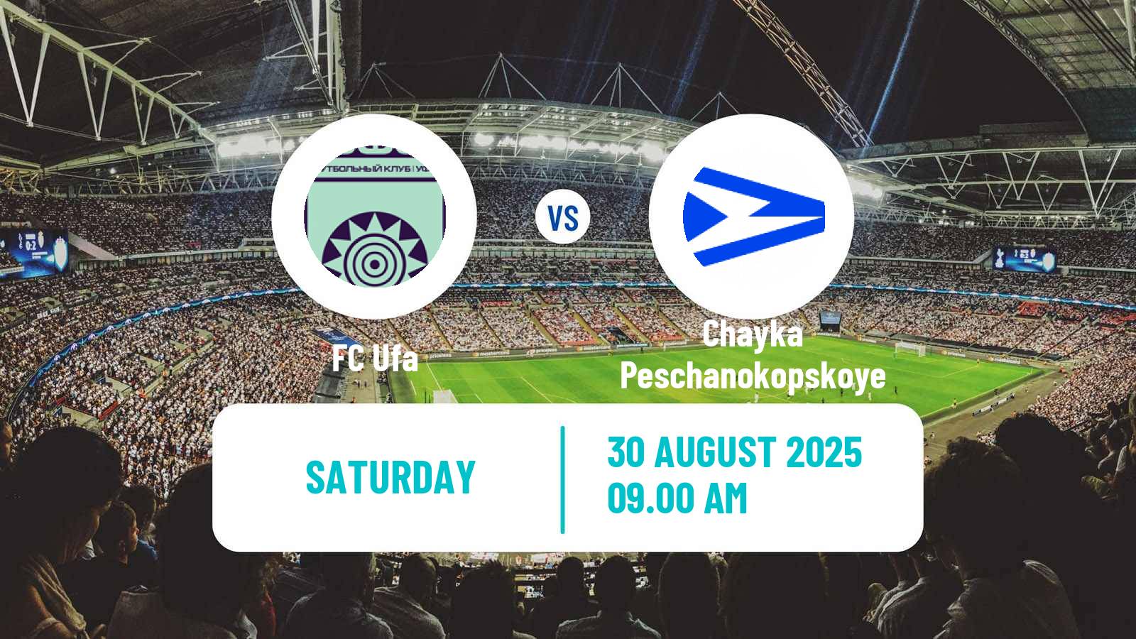 Soccer Russian FNL Ufa - Chayka Peschanokopskoye