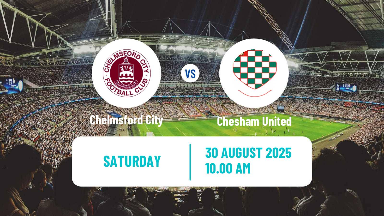Soccer English National League South Chelmsford City - Chesham United