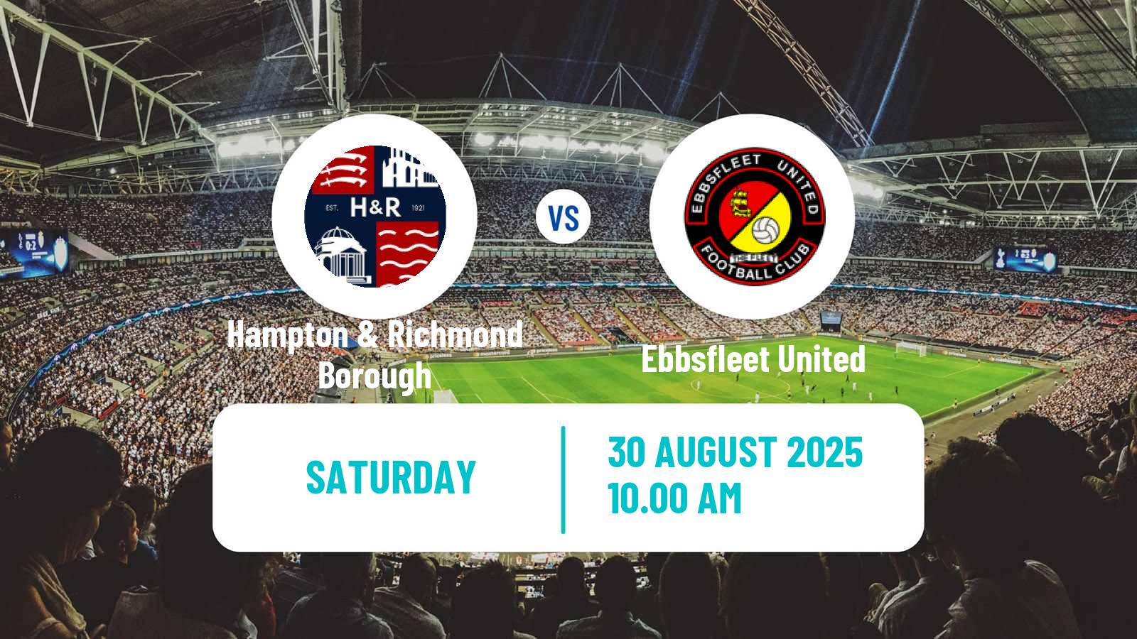 Soccer English National League South Hampton & Richmond Borough - Ebbsfleet United