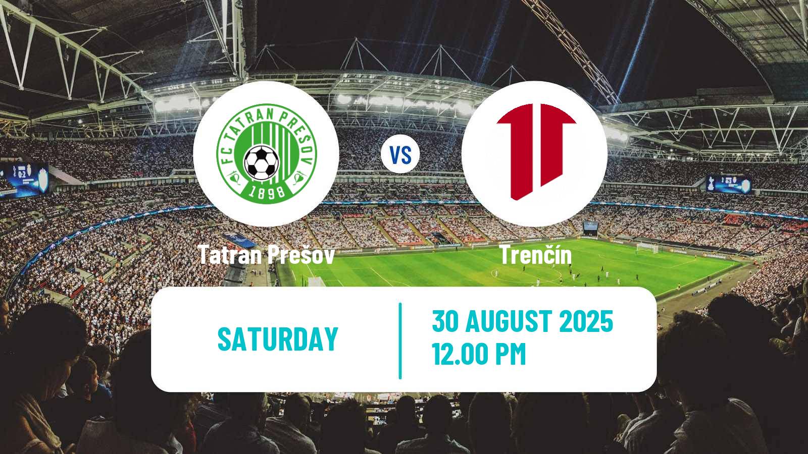 Soccer Slovak Superliga Tatran Prešov - Trenčín