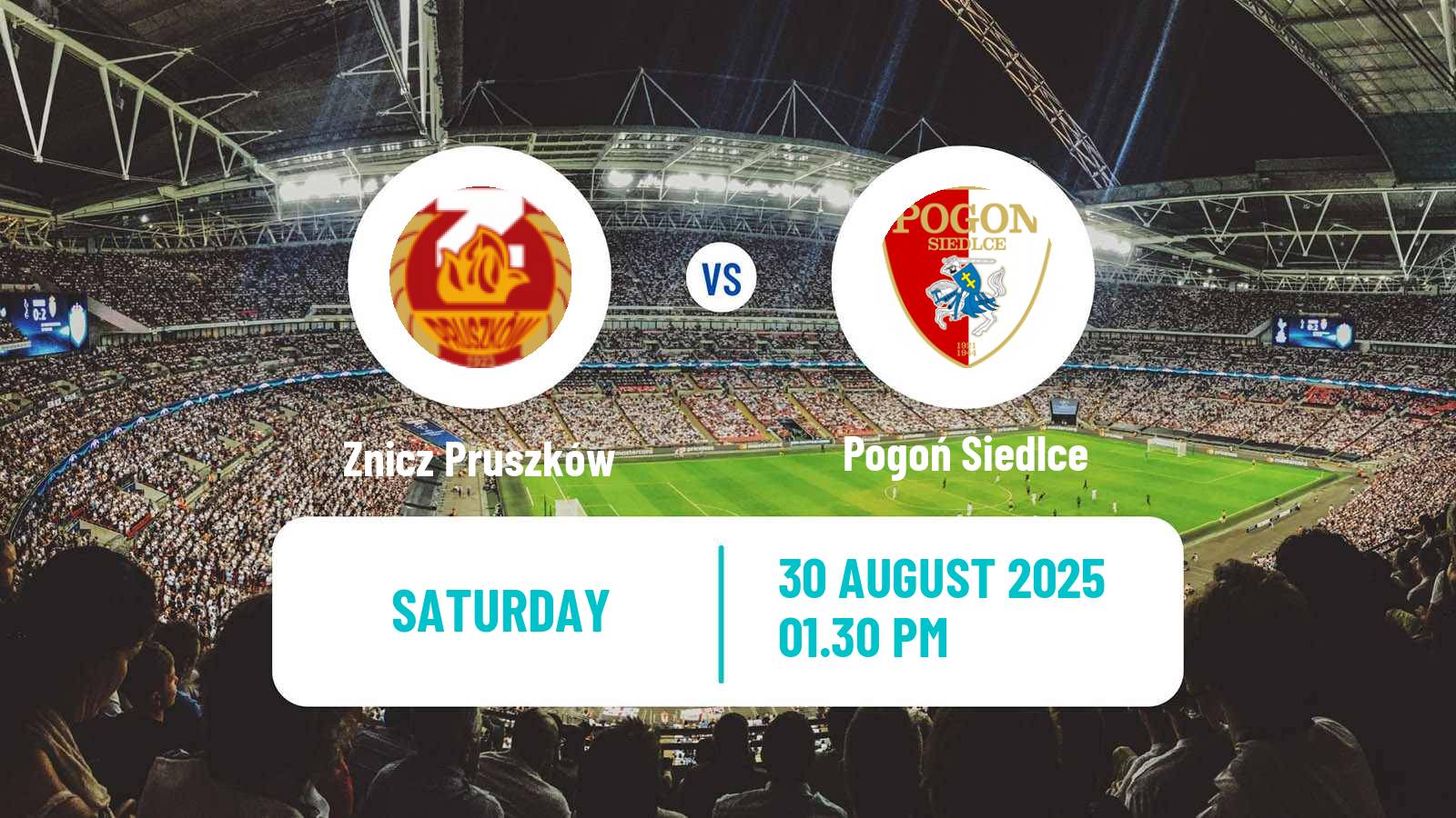 Soccer Polish Division 1 Znicz Pruszków - Pogoń Siedlce