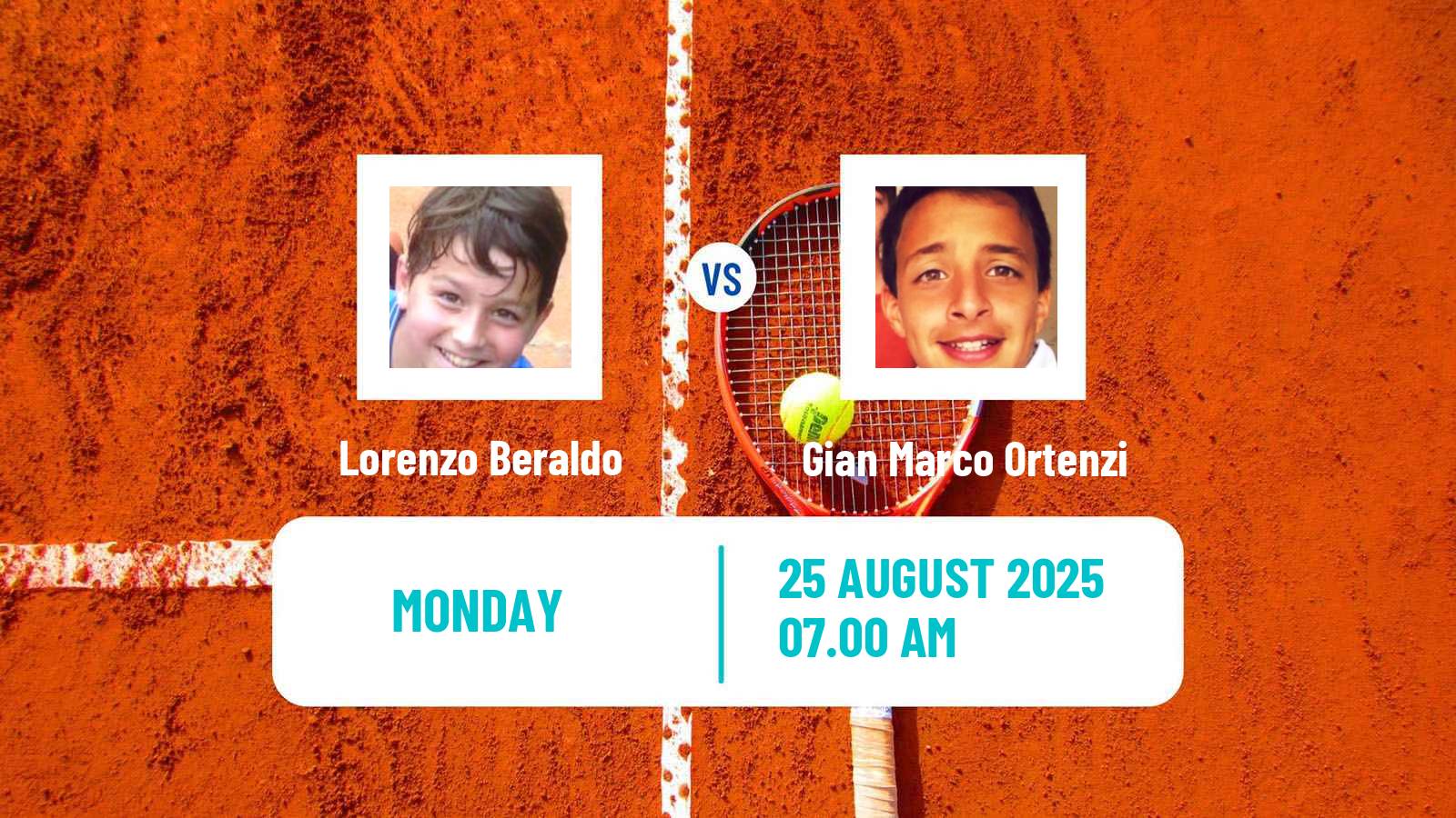 Tennis ITF M15 Forli Men Lorenzo Beraldo - Gian Marco Ortenzi