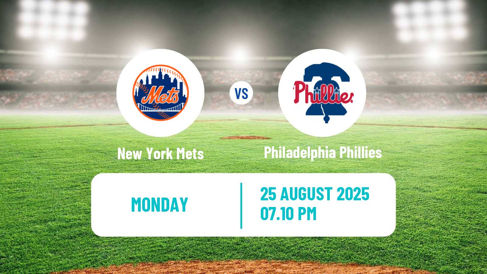 Baseball MLB New York Mets - Philadelphia Phillies