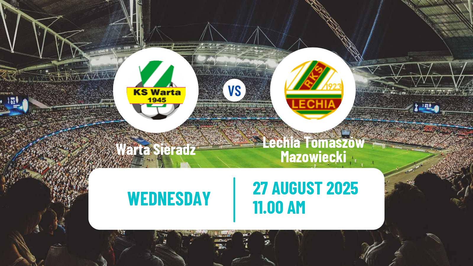 Soccer Polish Division 3 - Group I Warta Sieradz - Lechia Tomaszów Mazowiecki