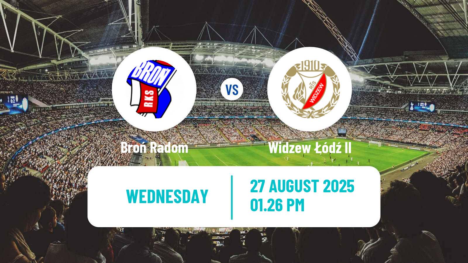 Soccer Polish Division 3 - Group I Broń Radom - Widzew Łódź II