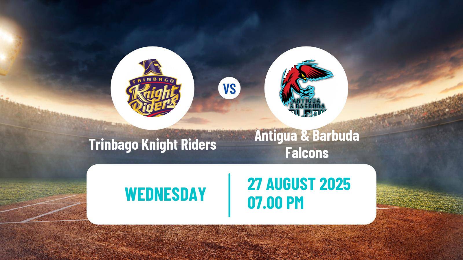 Cricket Caribbean Premier League Cricket Trinbago Knight Riders - Antigua & Barbuda Falcons