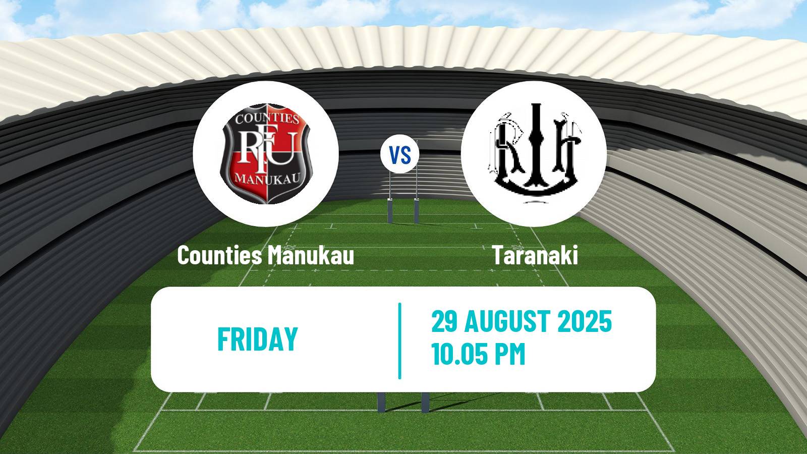 Rugby union New Zealand Bunnings NPC Counties Manukau - Taranaki