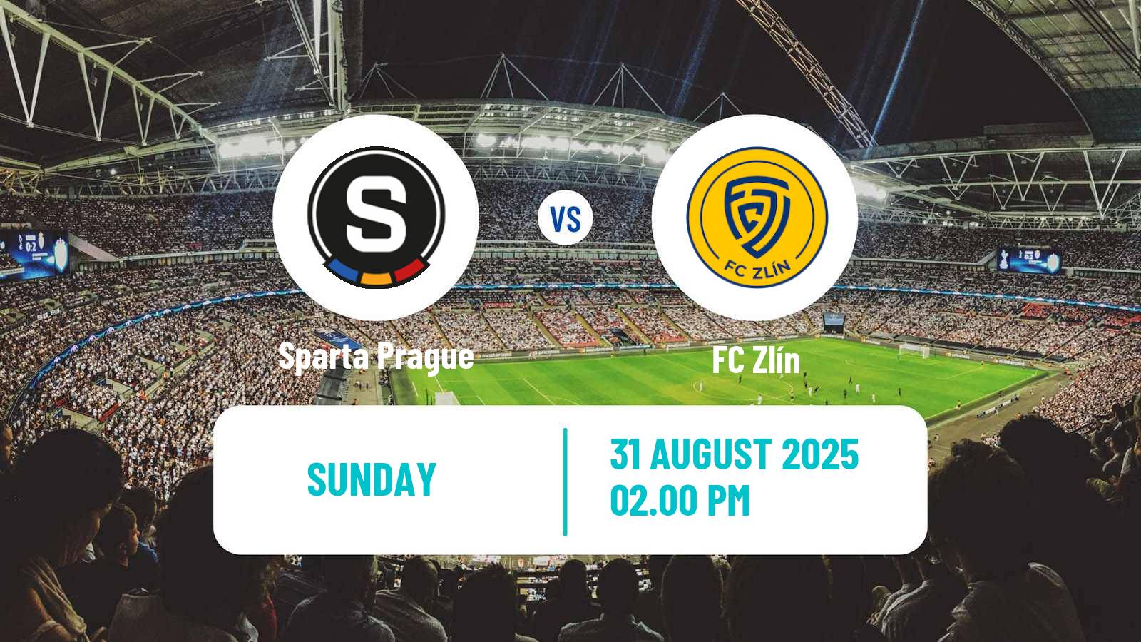 Soccer Czech 1 Liga Sparta Prague - Zlín