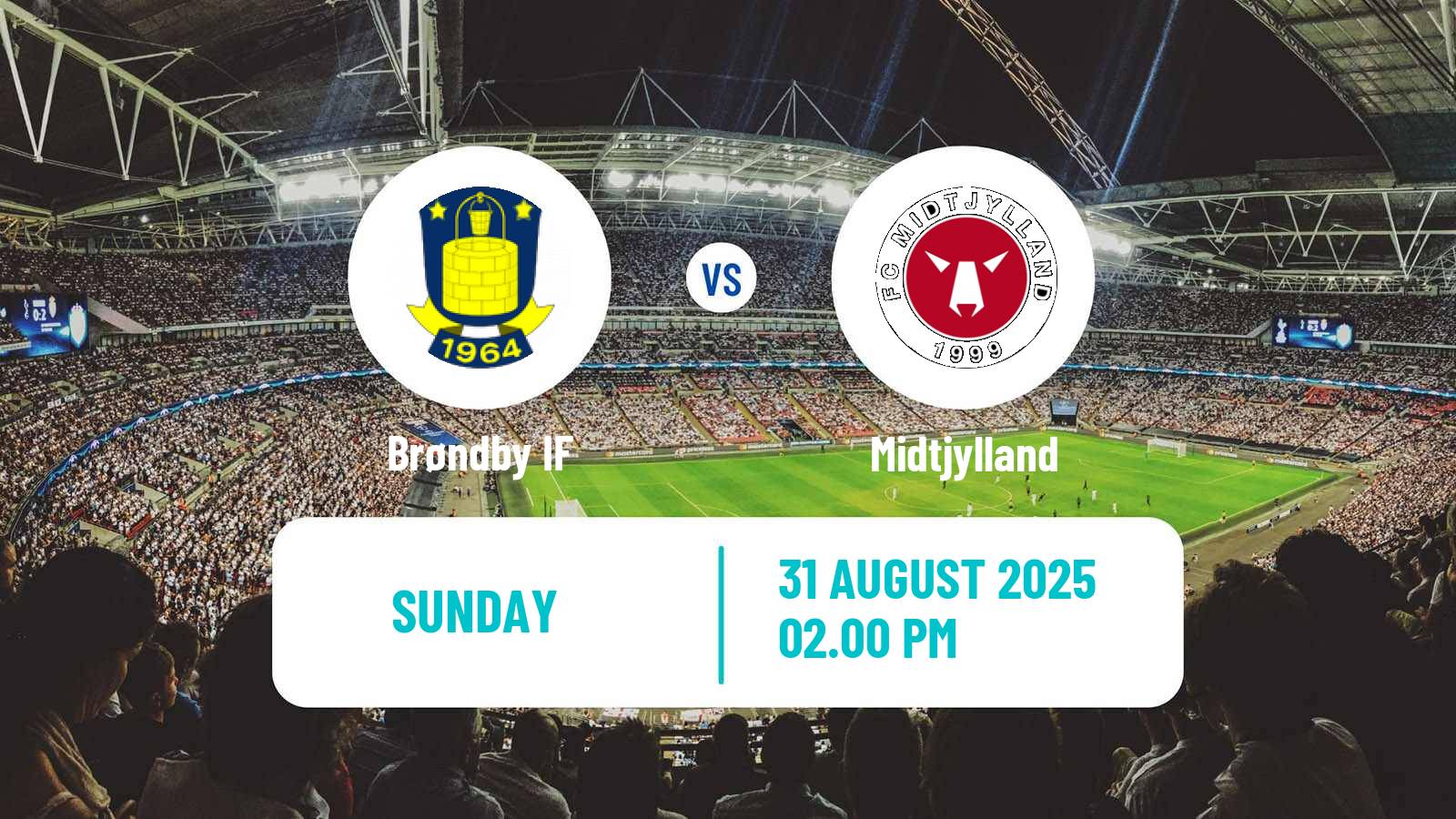 Soccer Danish Superliga Brøndby - Midtjylland