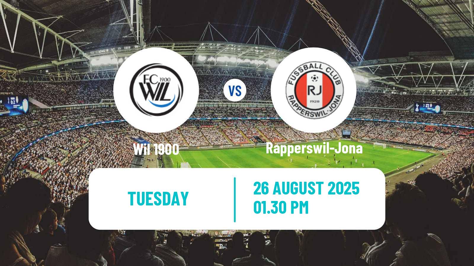 Soccer Swiss Challenge League Wil 1900 - Rapperswil-Jona