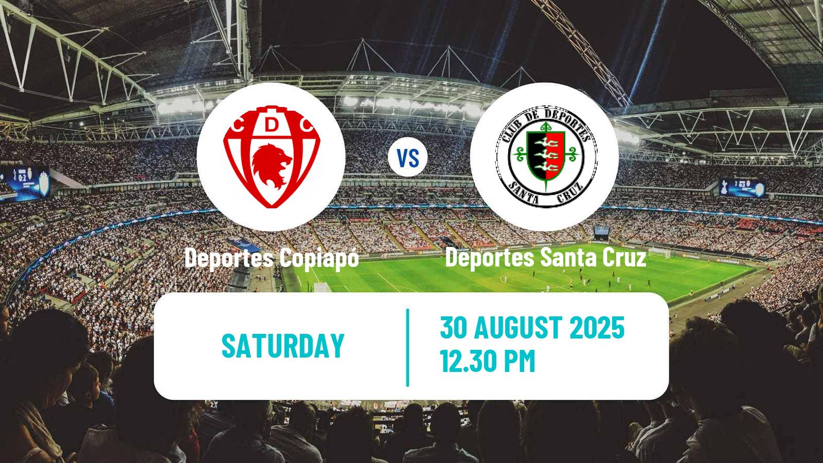 Soccer Chilean Primera B Deportes Copiapó - Deportes Santa Cruz