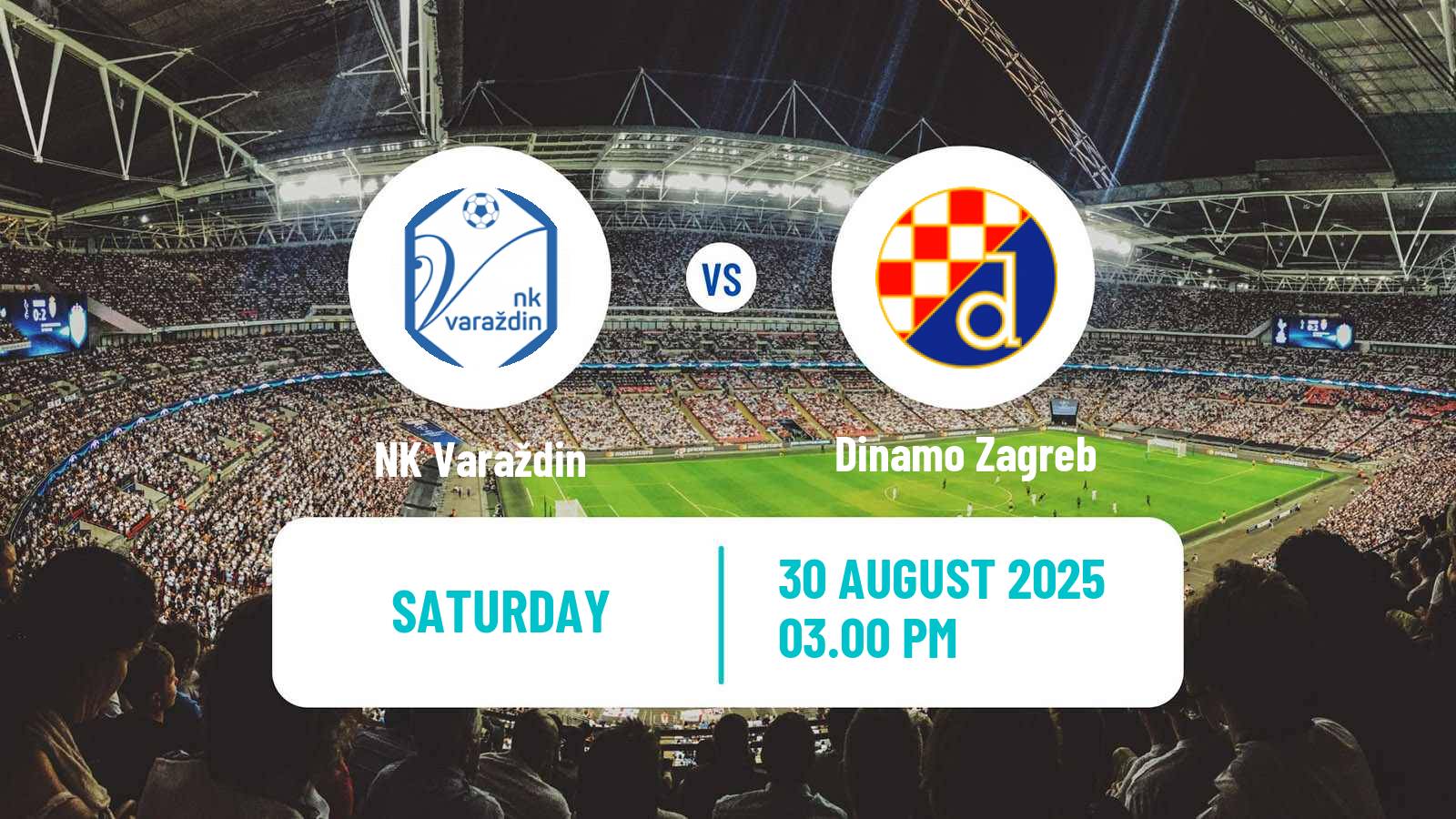 Soccer Croatian HNL Varaždin - Dinamo Zagreb