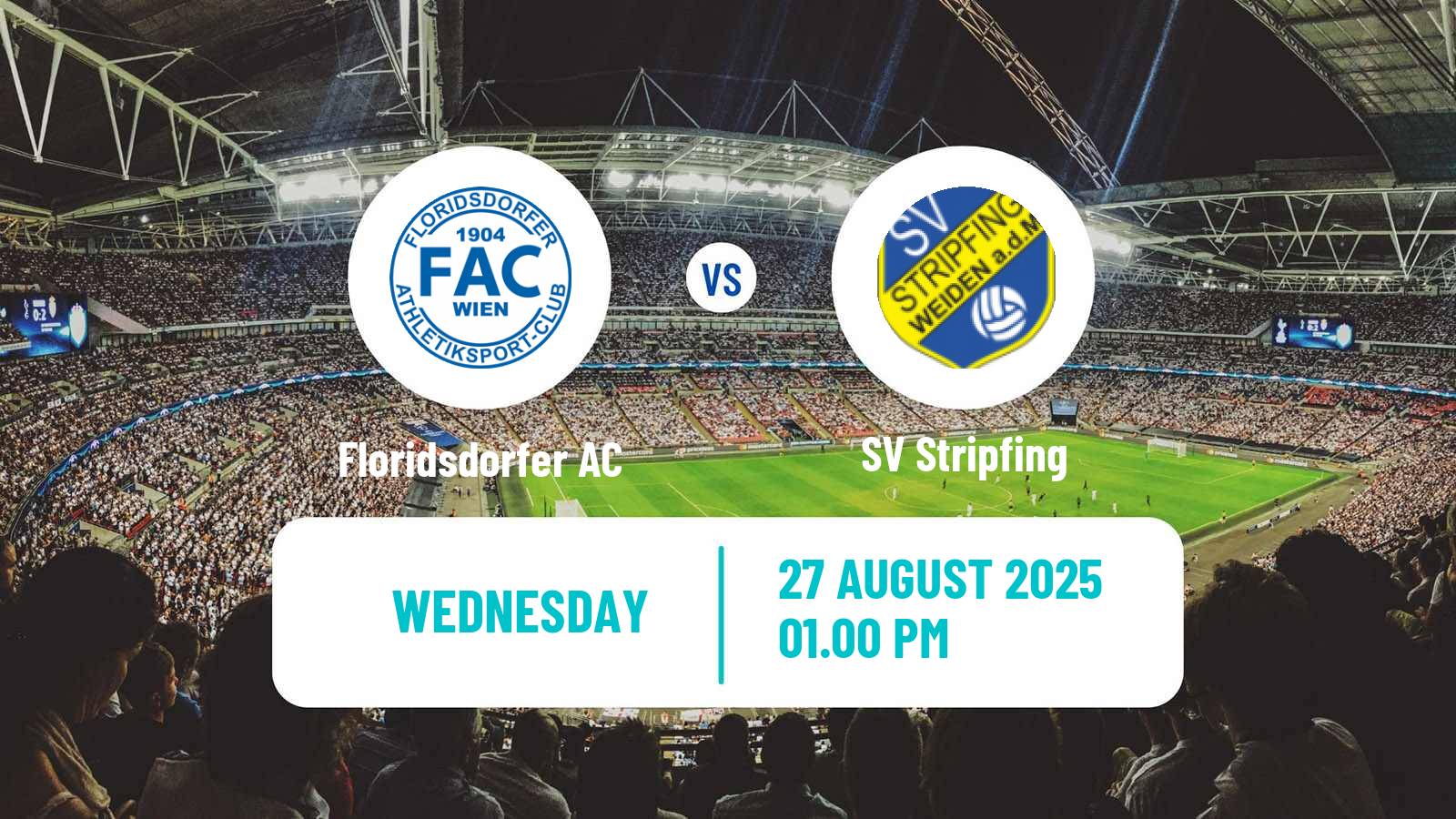 Soccer Austrian OFB Cup Floridsdorfer AC - Stripfing
