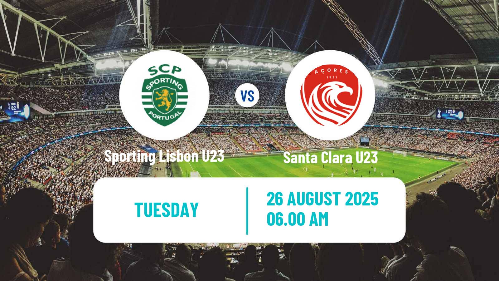 Soccer Portuguese Liga Revelacao U23 Sporting Lisbon U23 - Santa Clara U23