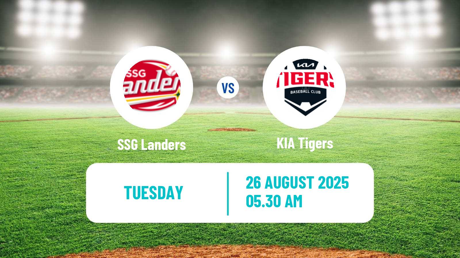 Baseball KBO SSG Landers - KIA Tigers