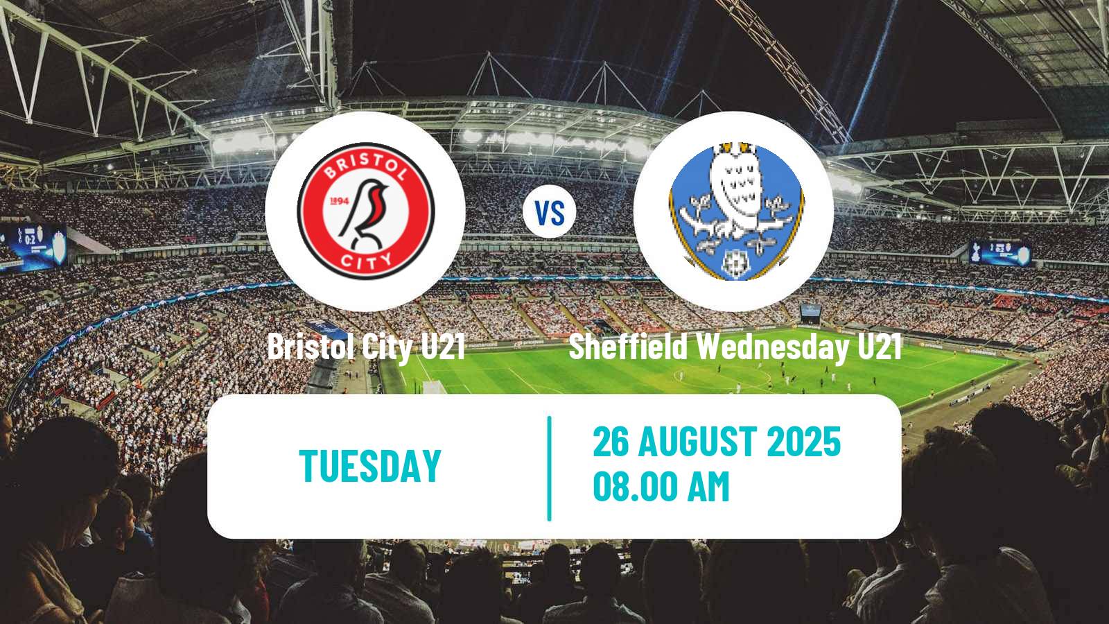 Soccer English Professional Development League Bristol City U21 - Sheffield Wednesday U21