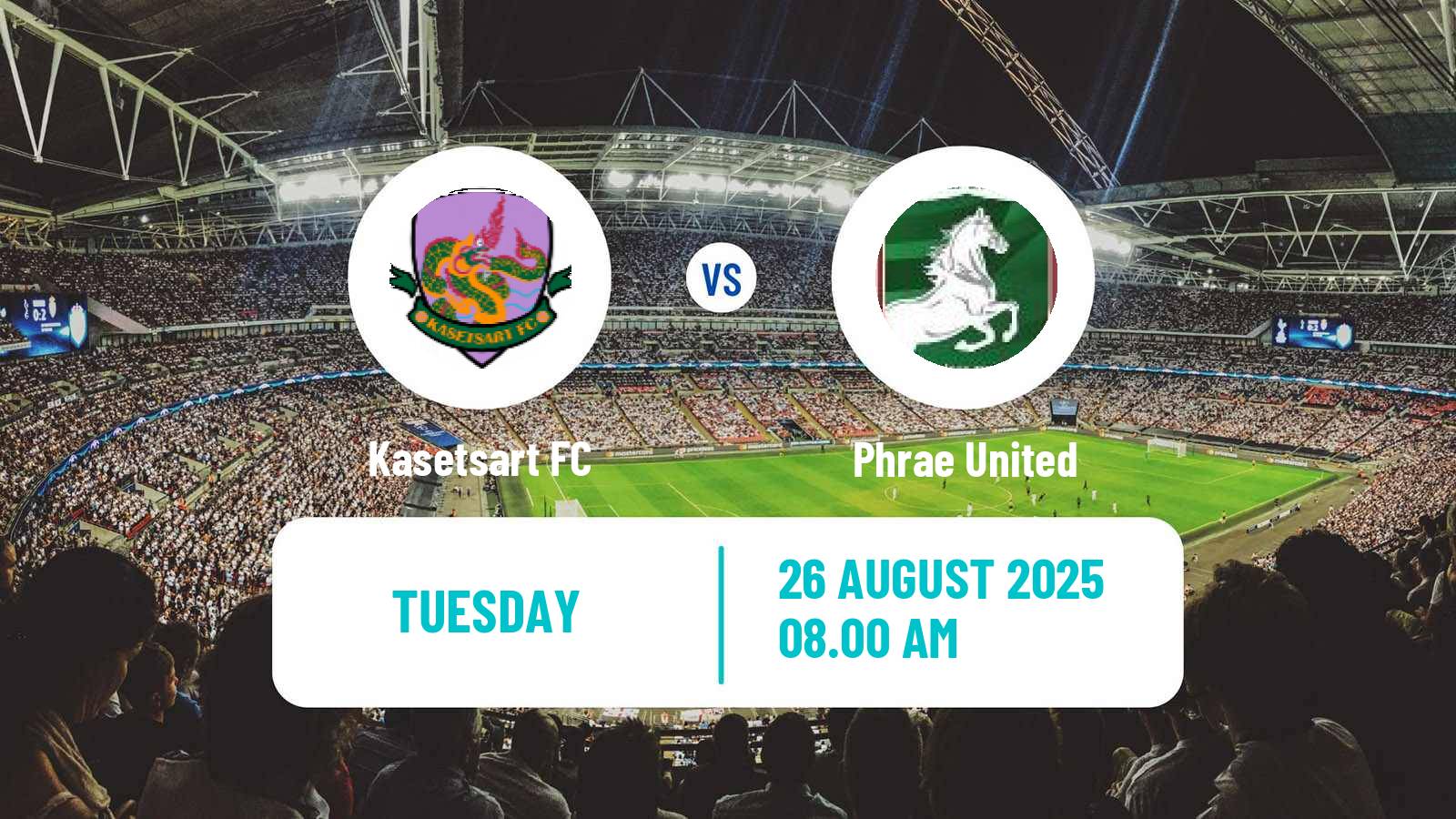 Soccer Thai League 2 Kasetsart - Phrae United
