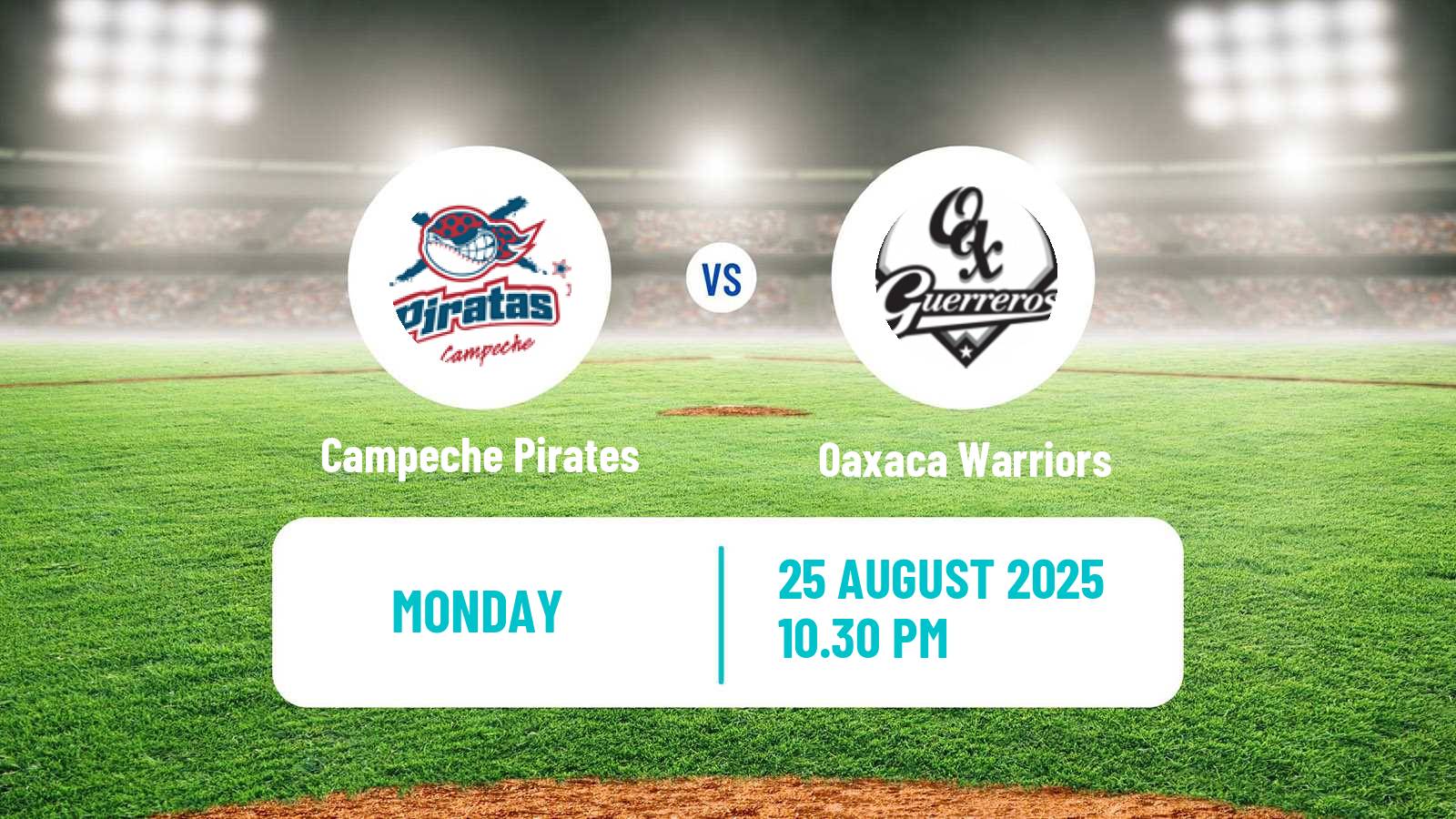 Baseball LMB Campeche Pirates - Oaxaca Warriors