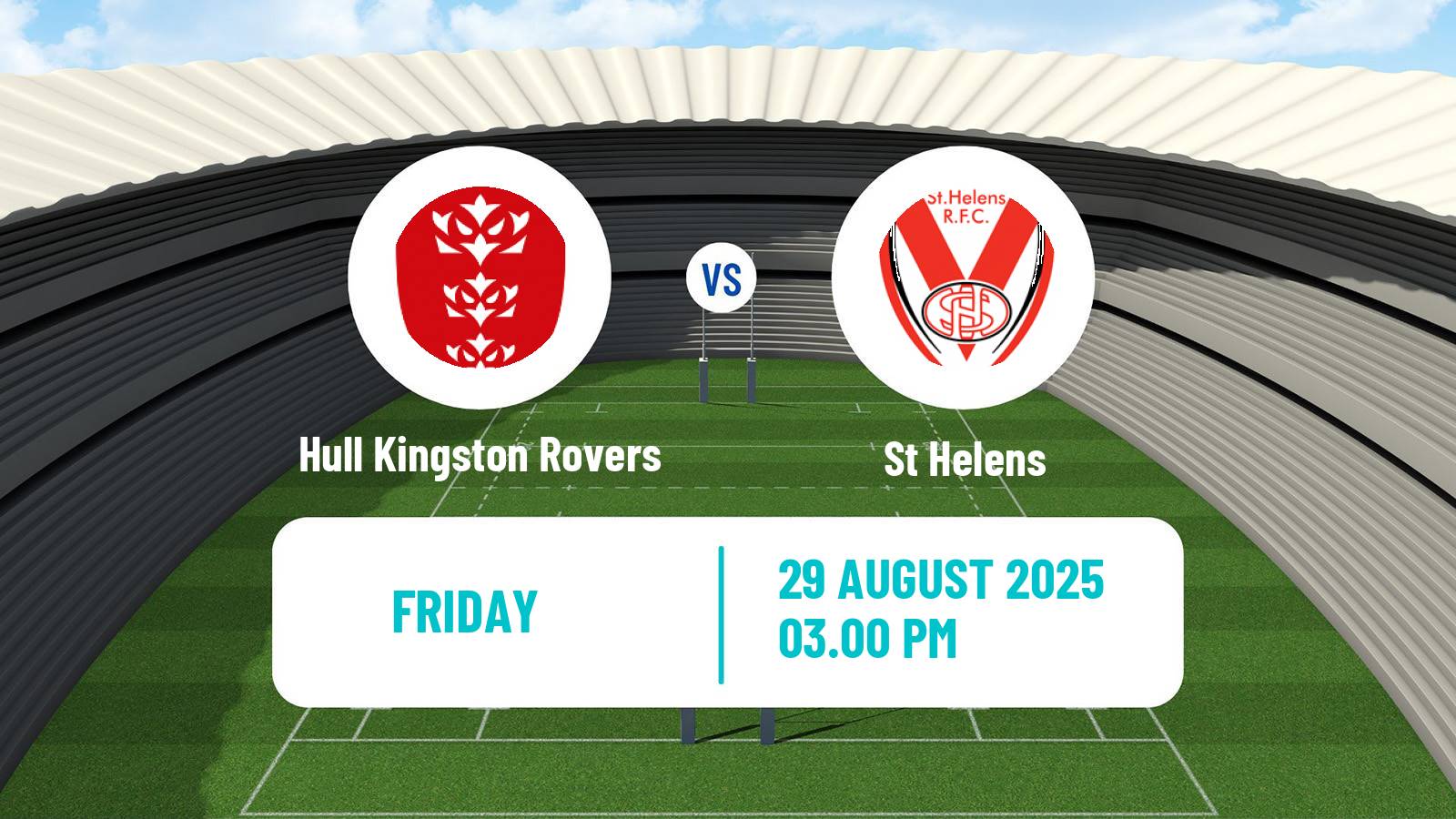 Rugby league Super League Rugby Hull Kingston Rovers - St Helens