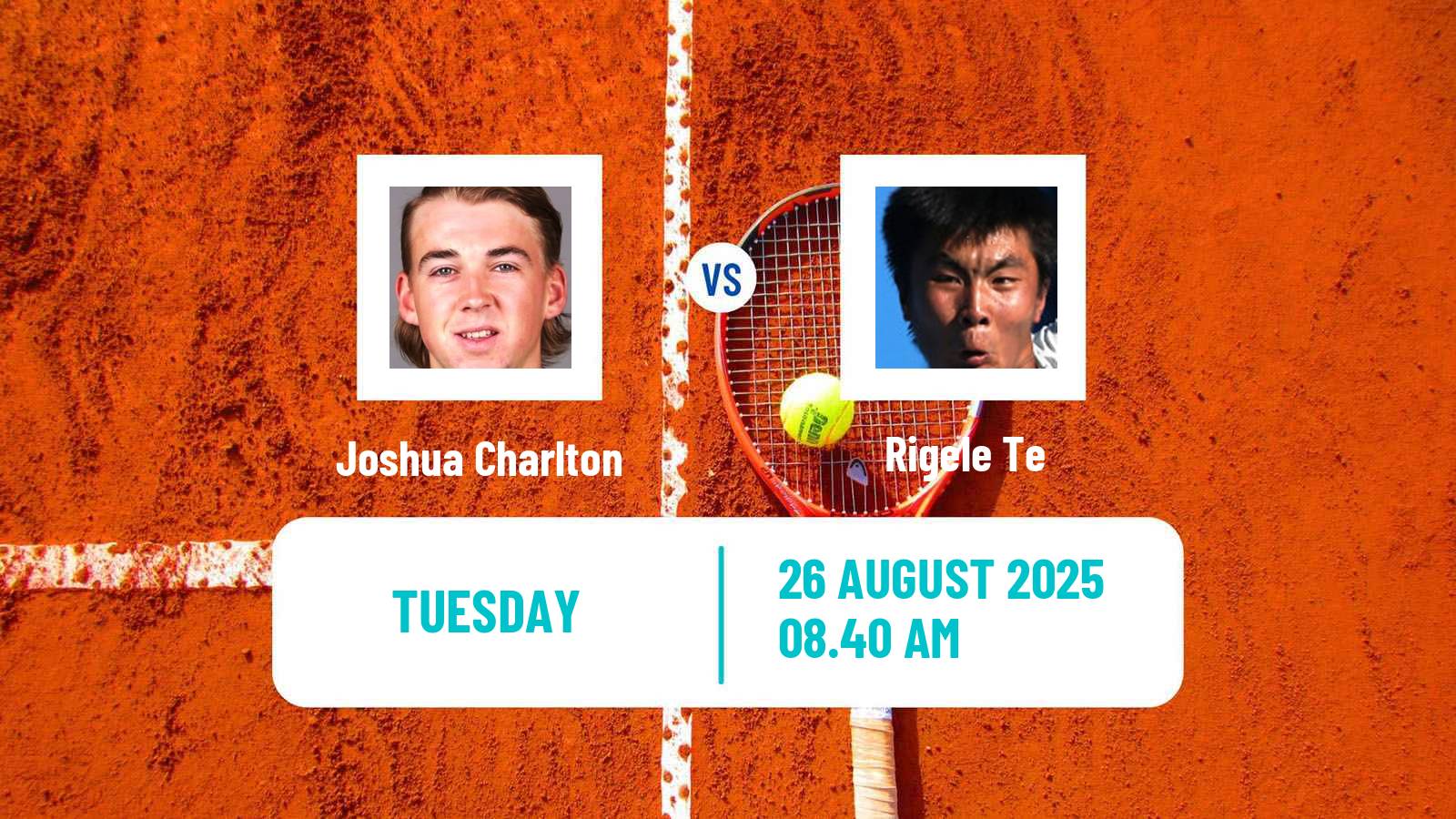Tennis Zhangjiagang Challenger Men Joshua Charlton - Rigele Te
