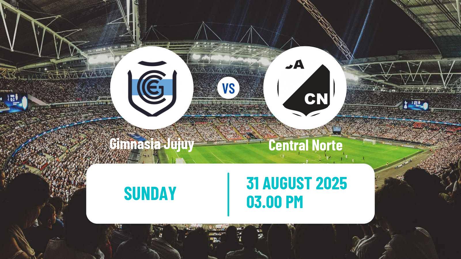 Soccer Argentinian Primera Nacional Gimnasia Jujuy - Central Norte