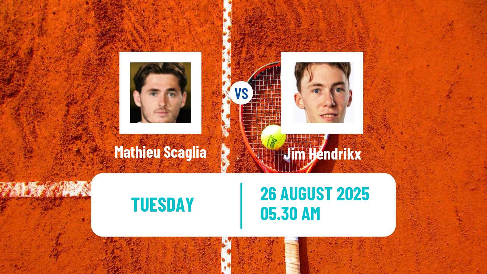 Tennis ITF M15 Cap D Agde Men Mathieu Scaglia - Jim Hendrikx