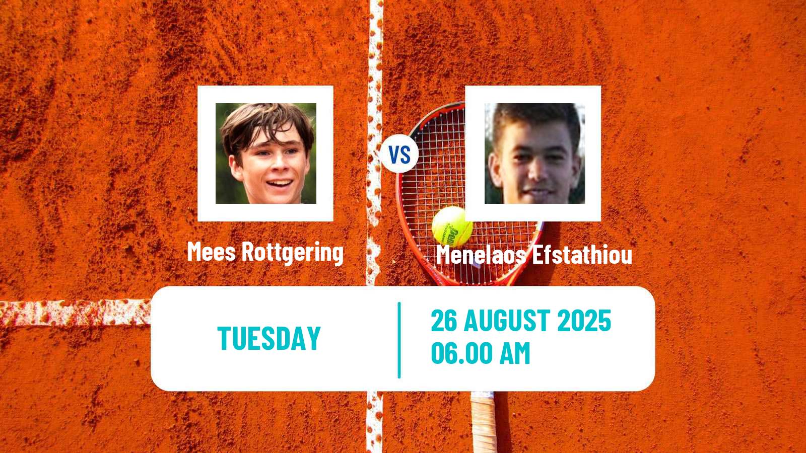 Tennis ITF M15 Budapest Men Mees Rottgering - Menelaos Efstathiou