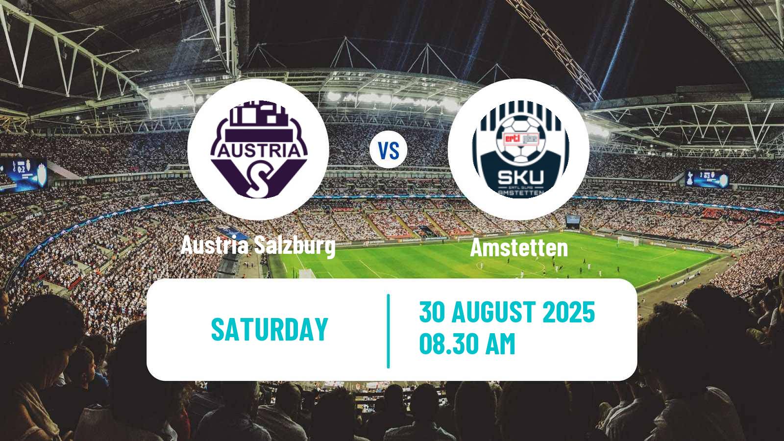 Soccer Austrian 2 Liga Austria Salzburg - Amstetten