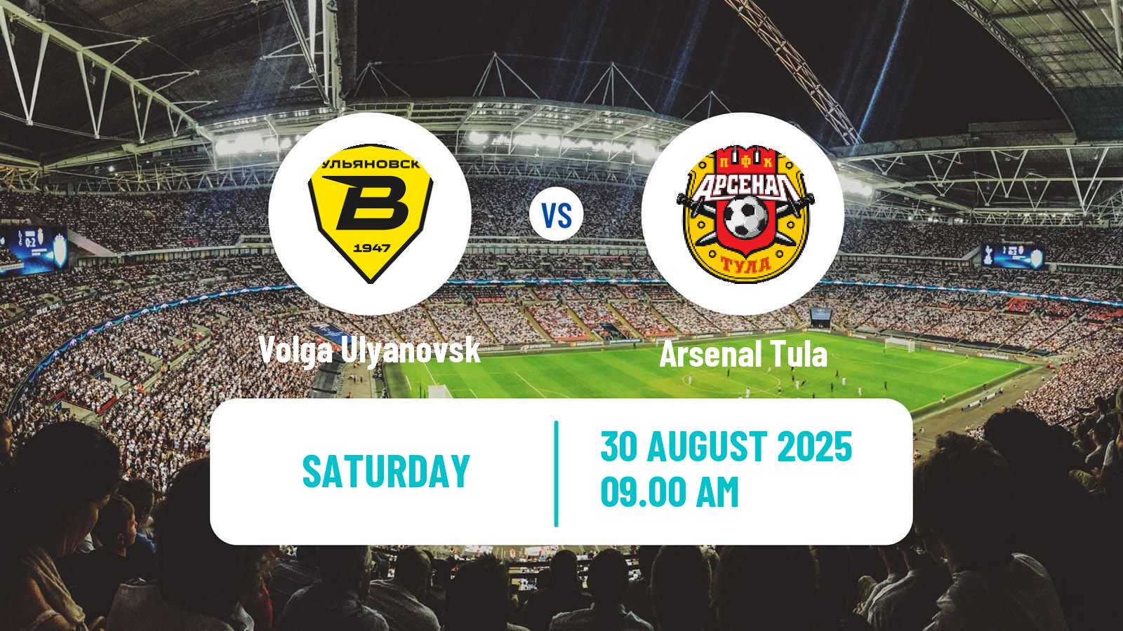 Soccer Russian FNL Volga Ulyanovsk - Arsenal Tula